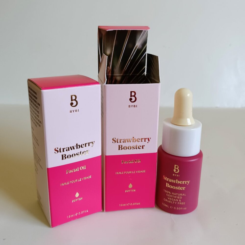 Strawberry Booster Facial Oil - 2 items x 15 ml.